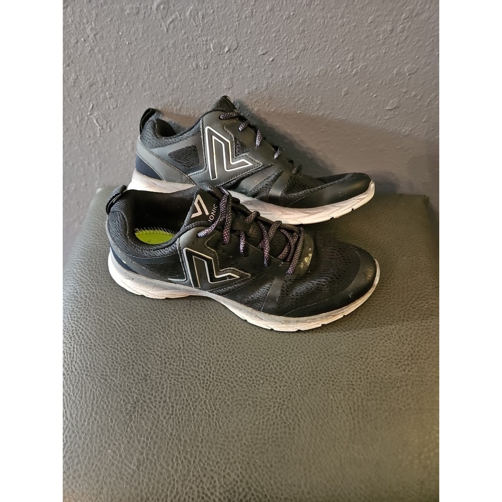 Vionic Brisk Tennis shoes Women's Size 9 Black Walking Jogging Sneakers (S40)‎